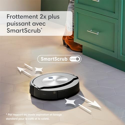 iRobot Roomba® j7+ Connected Robot Vacuum Cleaner with Self-Emptying System