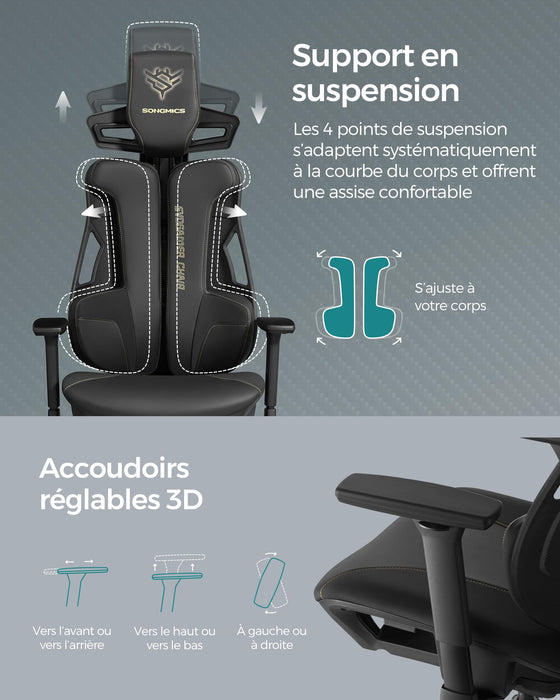 Gaming Chair Imitation Carbon Fiber