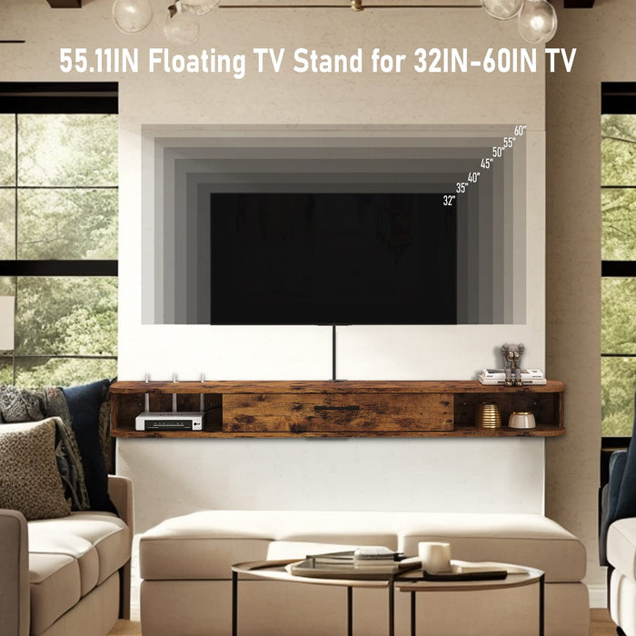 NEW !!! Design Floating TV shelf