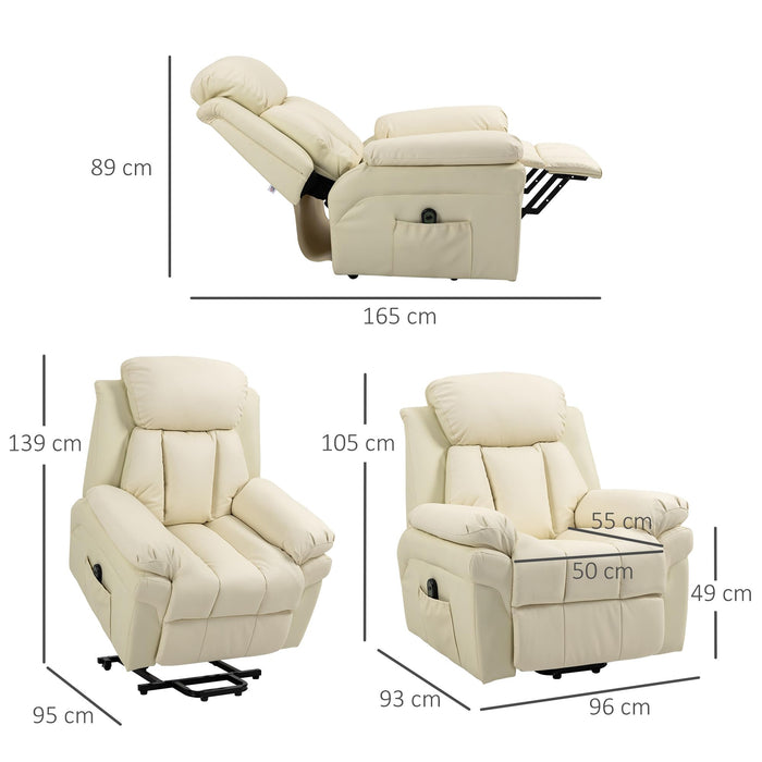 Electric Relaxation Chair Reclining Lift Chair with Adjustable Footrest