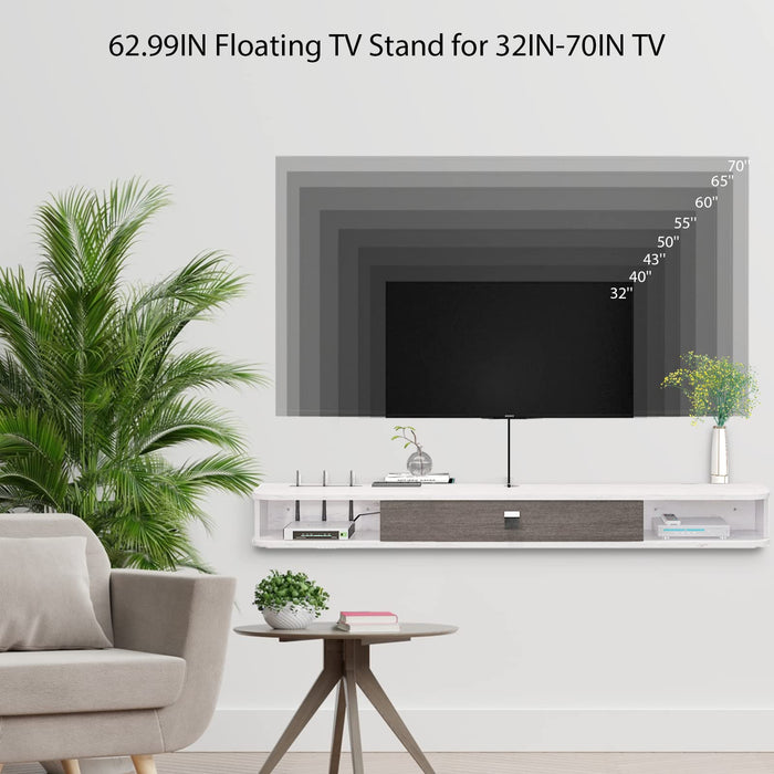 NEW !!! Design Floating TV shelf