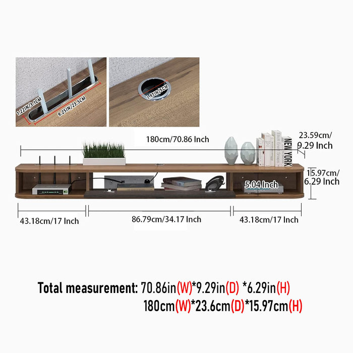 NEW !!! Design Floating TV shelf