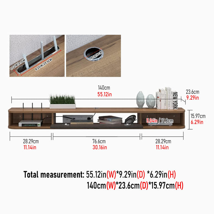 NEW !!! Design Floating TV shelf