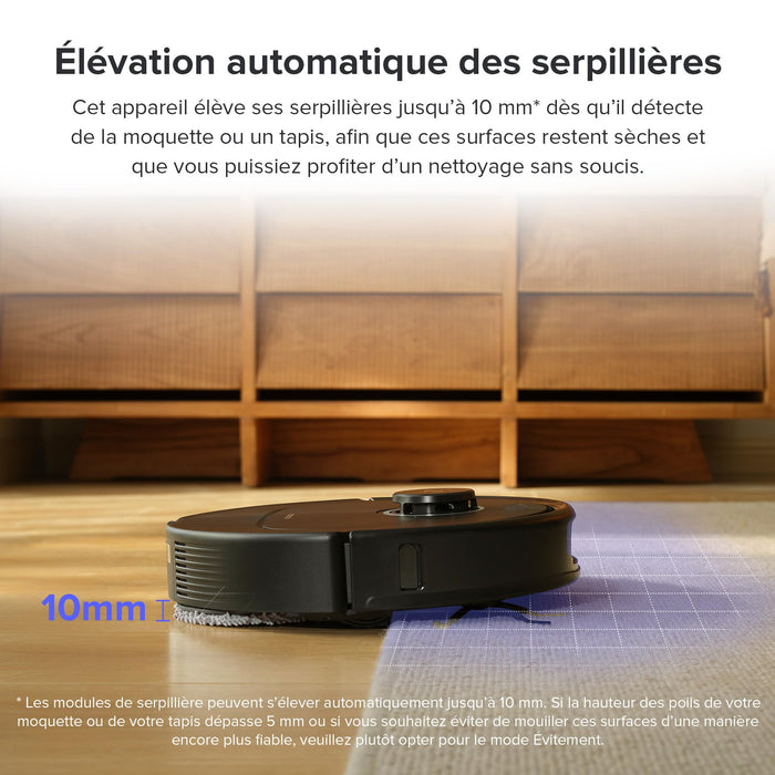 Roborock Qrevo S Set Robot Vacuum Cleaner HyperForce 7000Pa with Anti-Tangle Rubber Brush