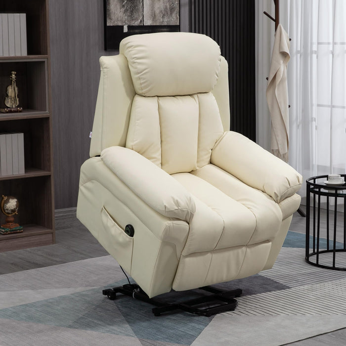 Electric Relaxation Chair Reclining Lift Chair with Adjustable Footrest