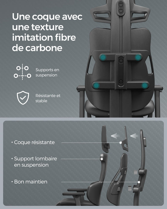 Gaming Chair Imitation Carbon Fiber