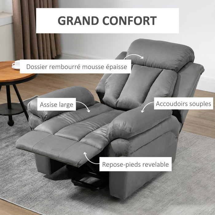 Electric Relaxation Chair Reclining Lift Chair with Adjustable Footrest