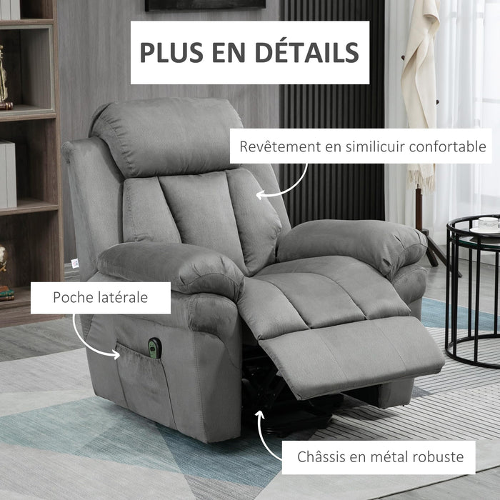 Electric Relaxation Chair Reclining Lift Chair with Adjustable Footrest