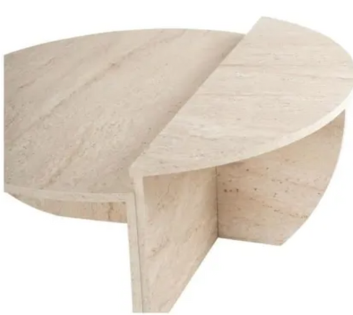 travertine effect coffee tables
