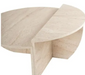 travertine effect coffee tables
