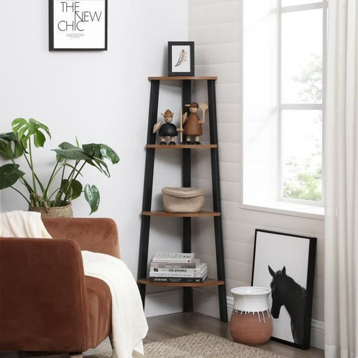 Vasagle Versatile Corner Shelf with 4 levels    boutique-discount-malta.myshopify.com My Discount Malta